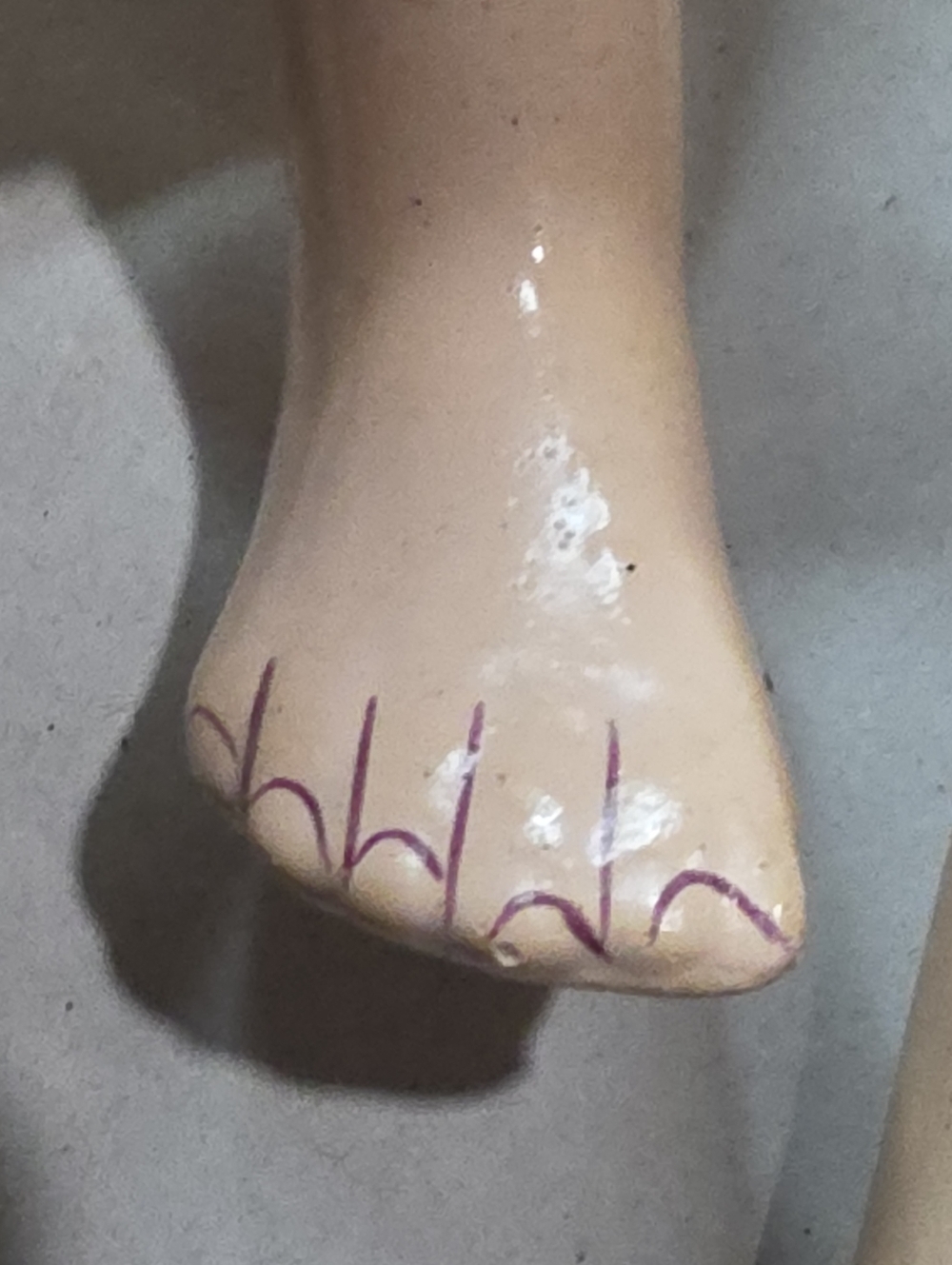 ANTIQUE SIGNED GERMAN BISQUE DOLL EXCELLENT CONDITION - Picture 12 of 15